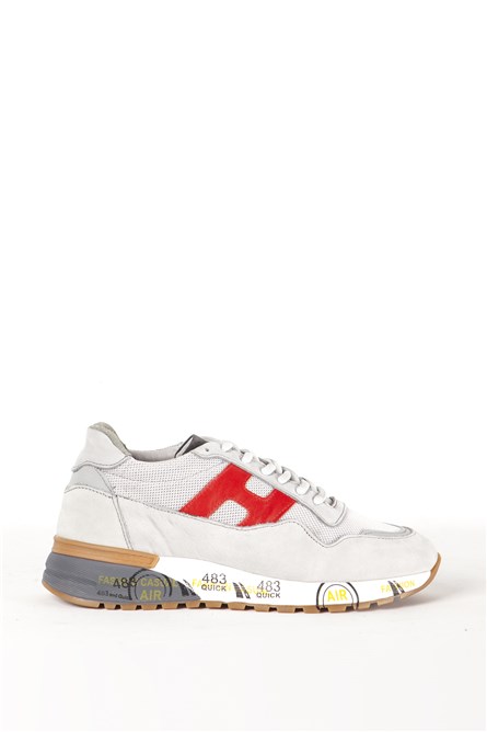 Men's Genuine Leather Shoes 17388 - Light Gray #388087