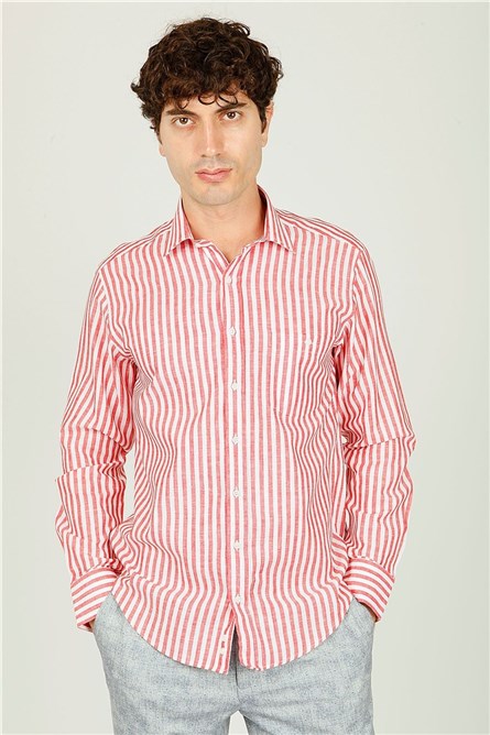 Camicia da uomo - Rosa 307350