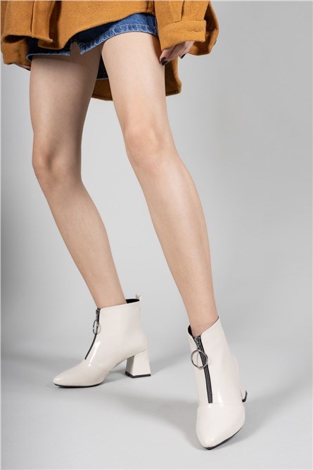 Stivali Donna in lacca 001237819 - Beige #326251 Stivali Donna in lacca 001237819 - Beige #326251