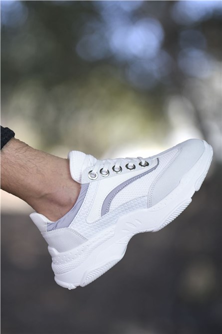 Scarpe Uomo sportive 0012157A - Grigio-Bianco #325266