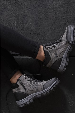 Stivali scarabocchi unisex 0012X6 - Grigio #326068