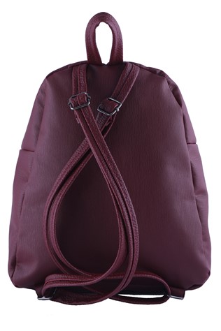 Sırt Çantası Önden Cepli Yıkama Sırt Çantası Tbc40 Bordo #284517