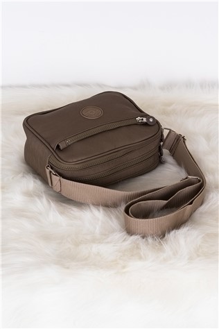 Sırt Çantası Unisex 4 Gözlü Çapraz Kullanışlı Kipling Çanta Tbc93 Vizon #292641