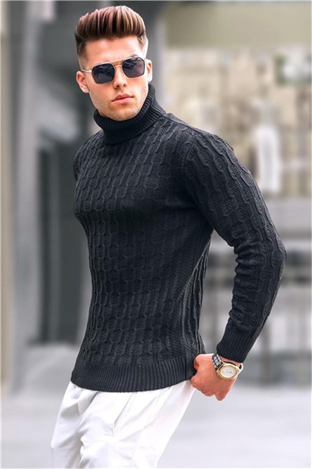 Maglione da uomo 5759 - Nero #333004