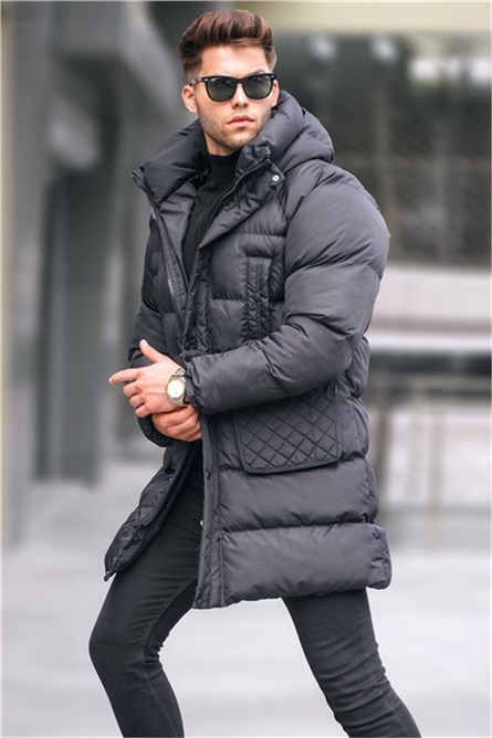 Giacca lungo Uomo 5745 - Nero #334578