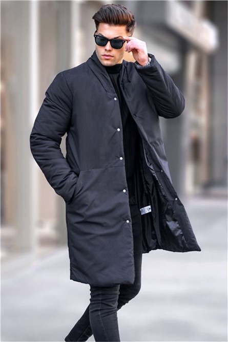 Giacca lunga Uomo 5710 - Nero #334289