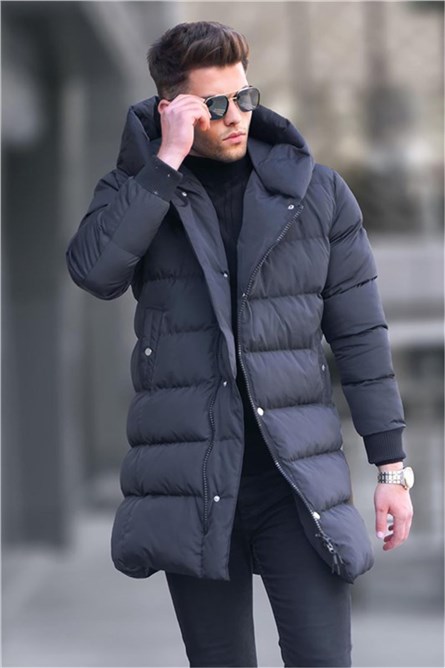 Giacca con cappuccio Uomo 5743 - Nero #358662