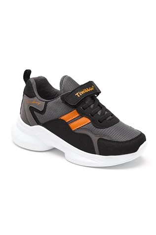 Детски сникърси - Сиви с оранжево 301743