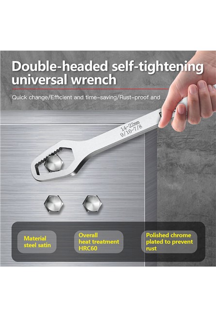 Universal wrench 8-22 mm - Chrome 20210835828