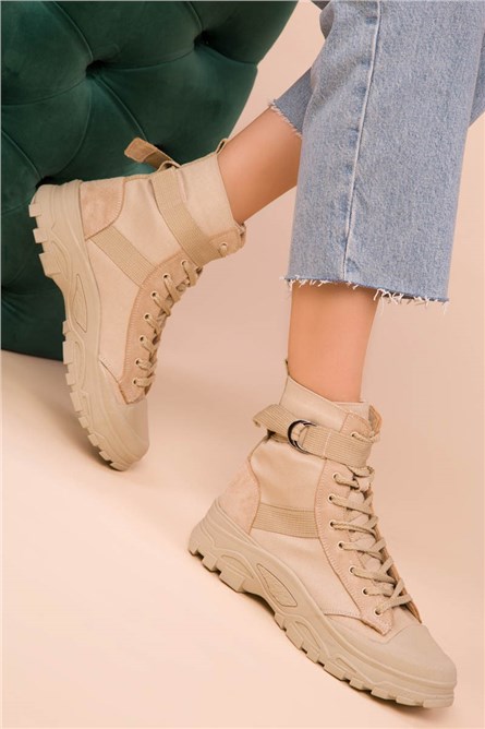 Női csizma - bézs 988072 #271927