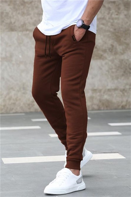 Pantaloni sportivi da uomo 4210 - Marrone #403323