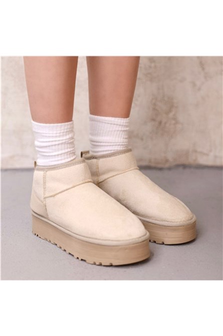 靴 36 andmary Sophy boa boots ivory ANDMARY】Sophy boa boots