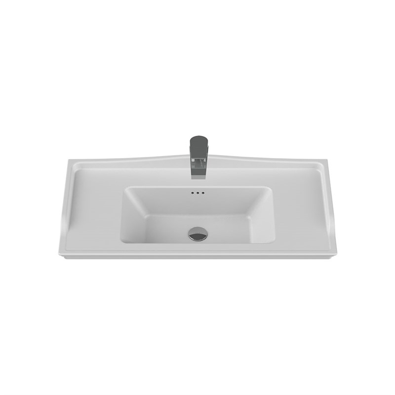 Turkuaz CeraStyle Kapadokya Lavandino da bagno 100 cm - Bianco #337685