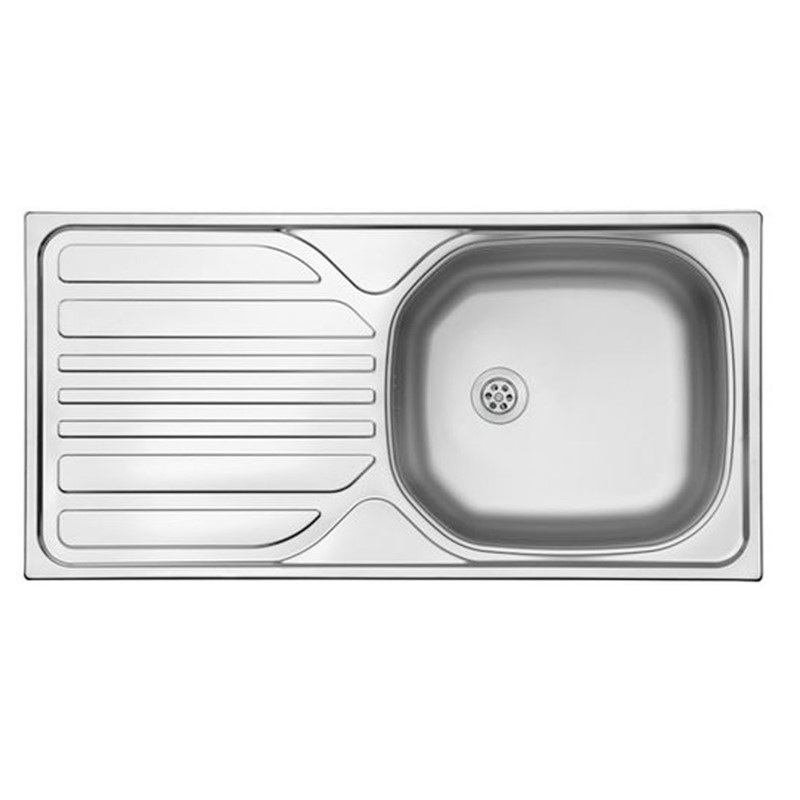 Ukinox Barton F2L.G Stainless Steel Kitchen Sink 45cm - Inox #356999