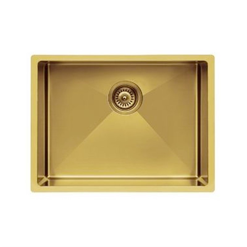 Ukinox Color X 500 Stainless Steel Kitchen Sink 50cm - Golden #357036
