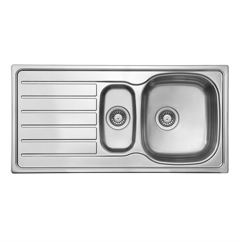 Ukinox Hypnos 100 I2ML.GT Stainless steel kitchen sink 60 cm - Inox #356977