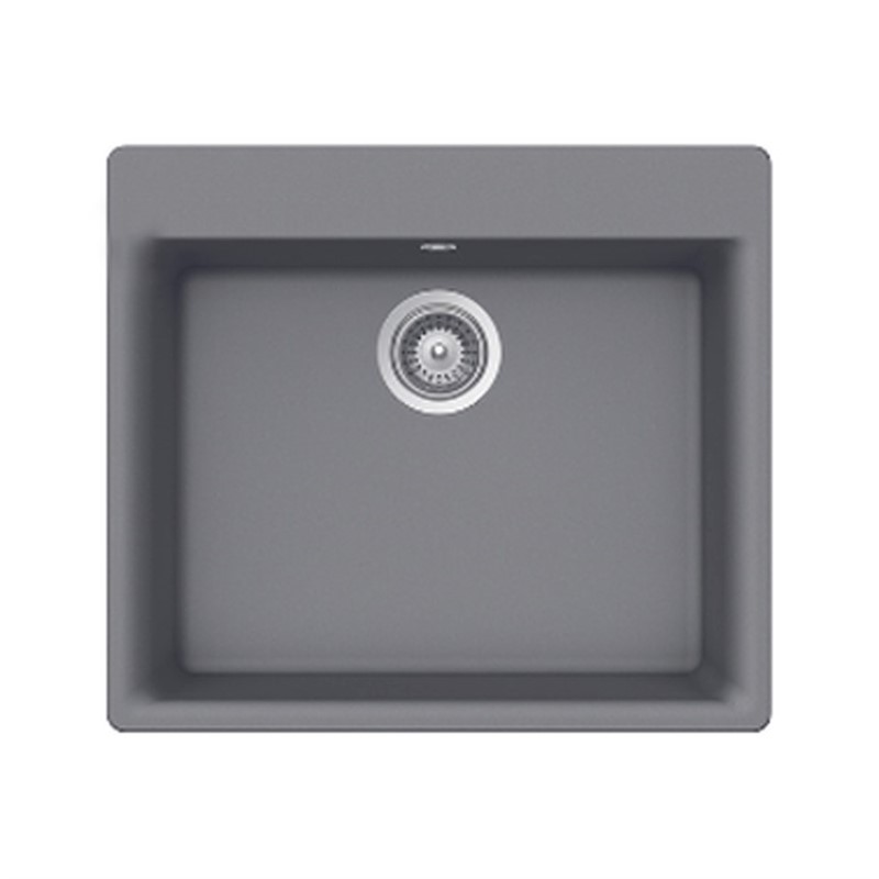 Ukinox Valante N-100 Granite Kitchen Sink 60cm - Gray #357104