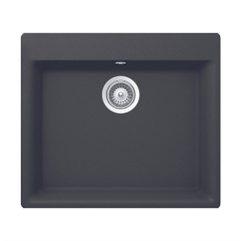 Ukinox Valante N-100 Granite Kitchen Sink 60cm - Black #357102