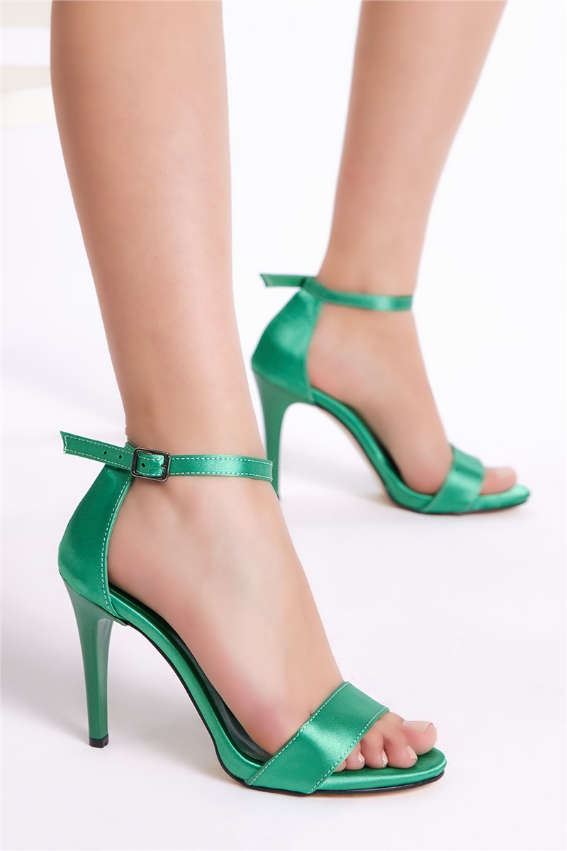 Elegantne ženske sandale - zelene #400266
