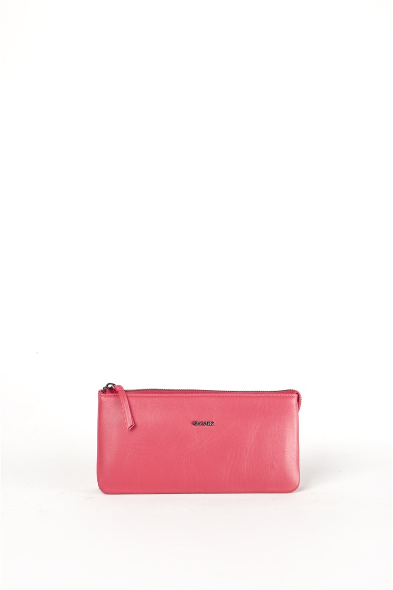 Genuine Leather Women's Wallet 2670 - Pink #401955