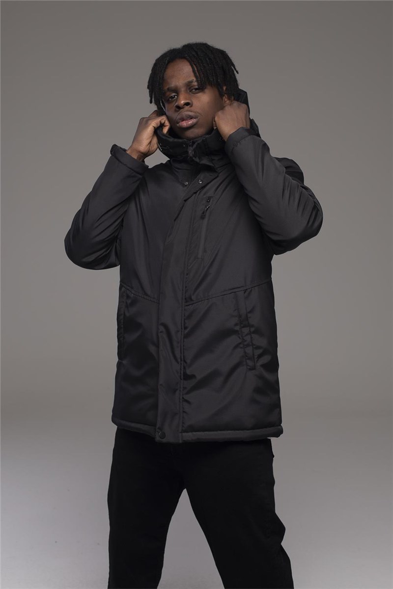 Giacca impermeabile e antivento RQPA da uomo - Nera #409378