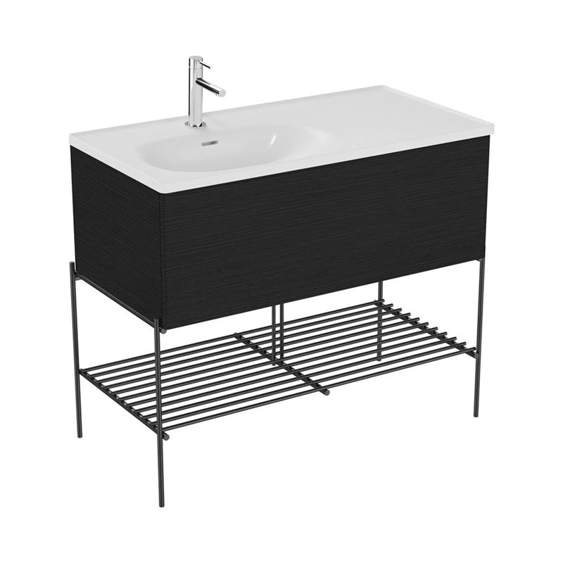VitrA Equal Bathroom Cabinet 100 cm - Black #353111