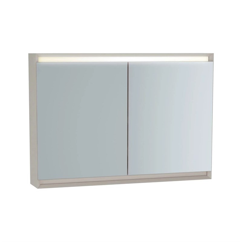 VitrA Frame Cabinet Mirror 100 cm - Matte Beige #352950