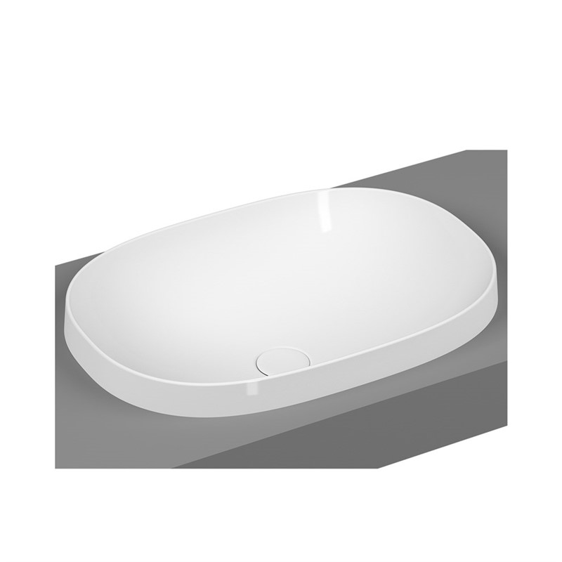 VitrA Frame Oval Countertop Sink 56cm - White #337423