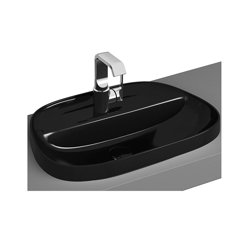 VitrA Frame Countertop Washbasin 57cm - Black #341181