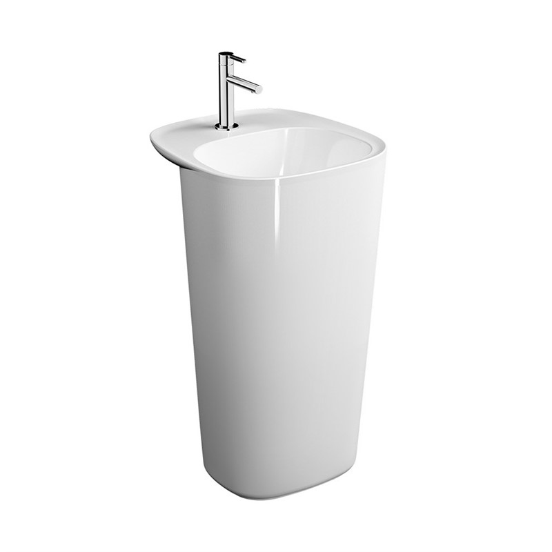 VitrA Plural Countertop Wash Basin Without Overflow 50cm - White #340513