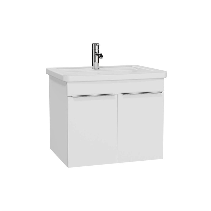 Vitra Quadrum Bathroom Cabinet 65 cm - White #355241