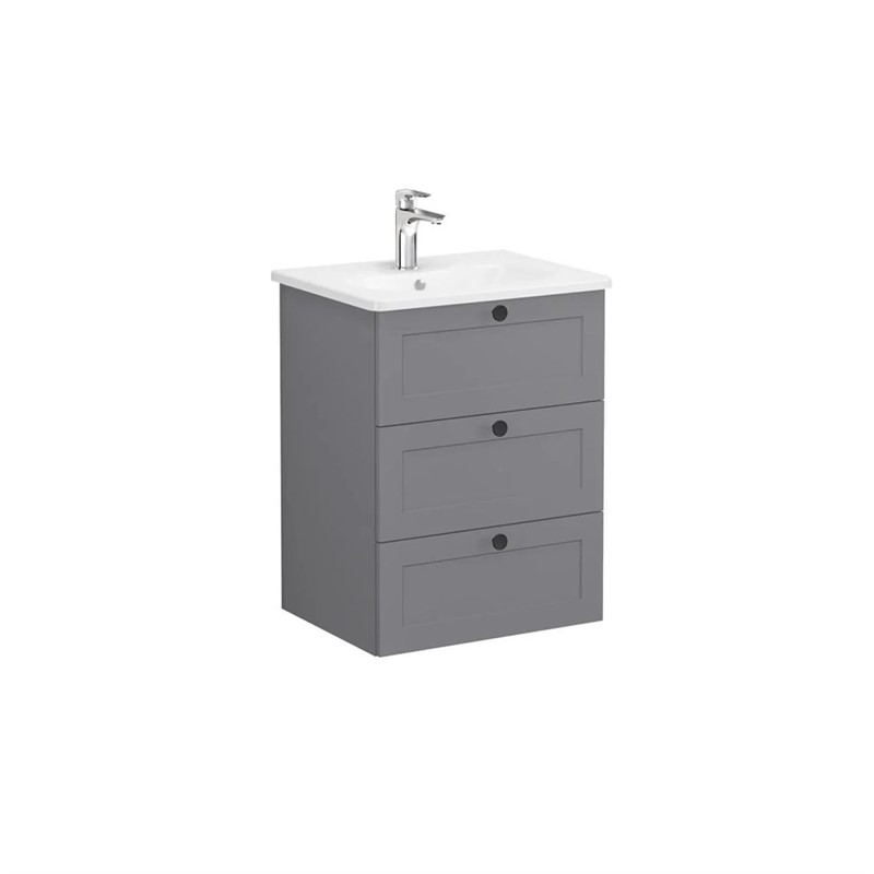 VitrA Root Classic Base cabinet with sink 60 cm - Matt gray #354018