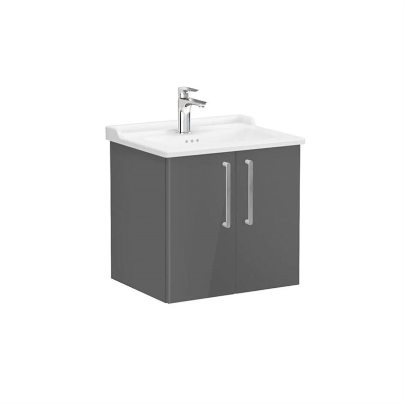 Vitra Root Cabinet with sink 60 cm - Anthracite #354697
