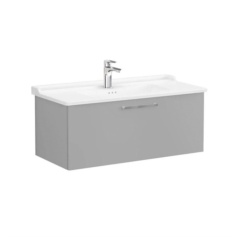 Vitra Root Cabinet with sink 100 cm - Matt gray #354879