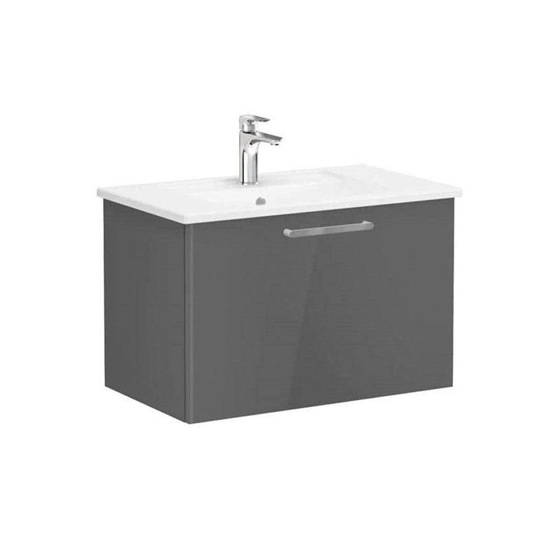 Vitra Root Base cabinet with sink and drawer 80cm - Anthracite #354827