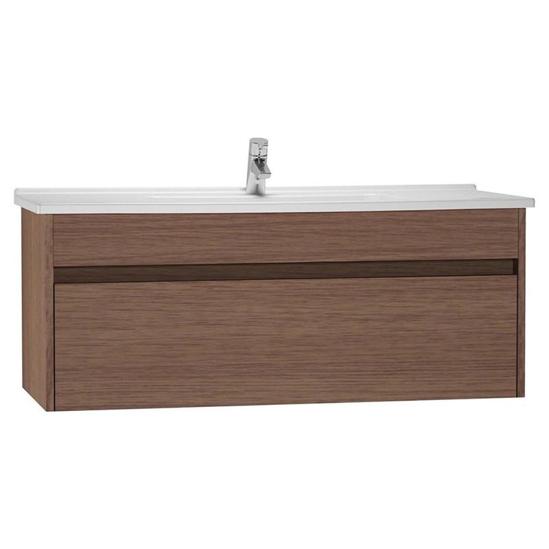 VitrA S50+ Base cabinet with sink 120 cm - Dark oak #339152