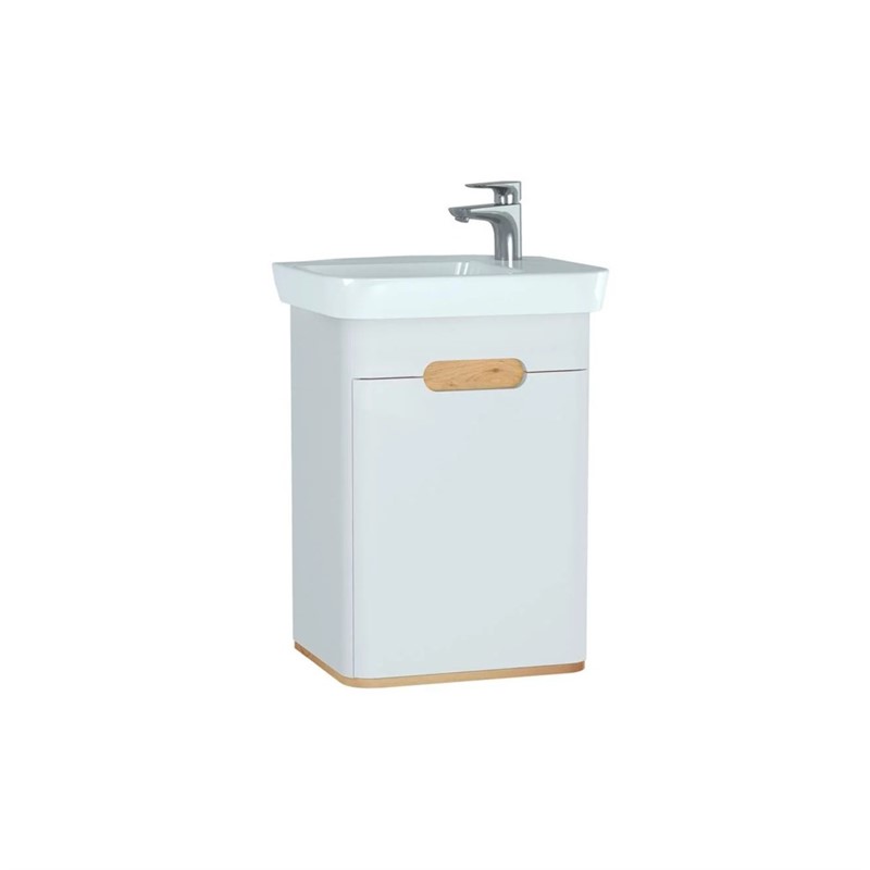 VitrA Sento Cabinet with sink 50 cm - Matt white #353445