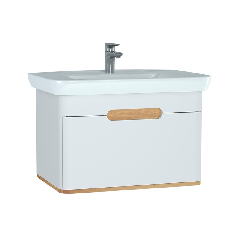 VitrA Sento Cabinet with sink 80 cm - White #339059