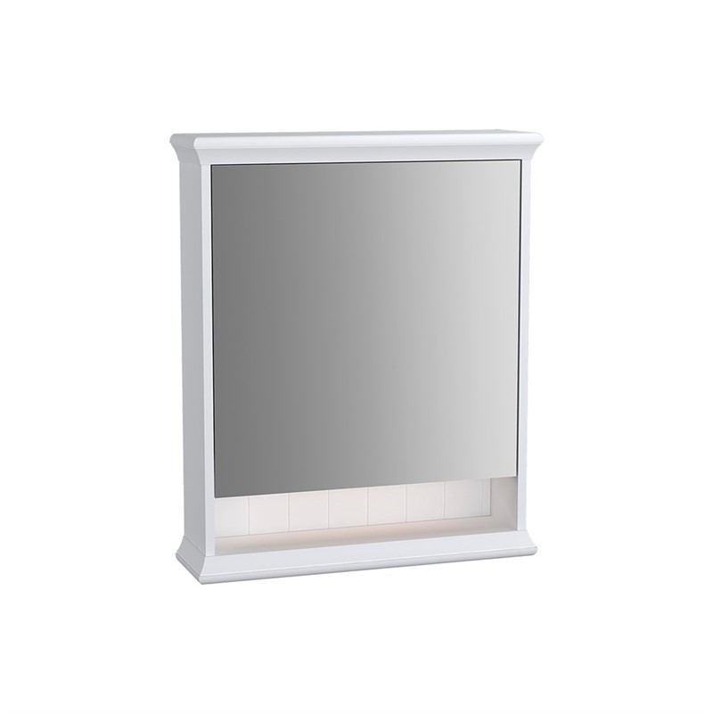 VitrA Valarte LED Cabinet Mirror 65cm-Matte White-#338970