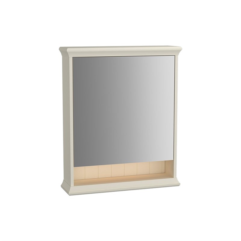 VitrA Valarte LED Cabinet Mirror 65cm-Matte Ivory- #338969