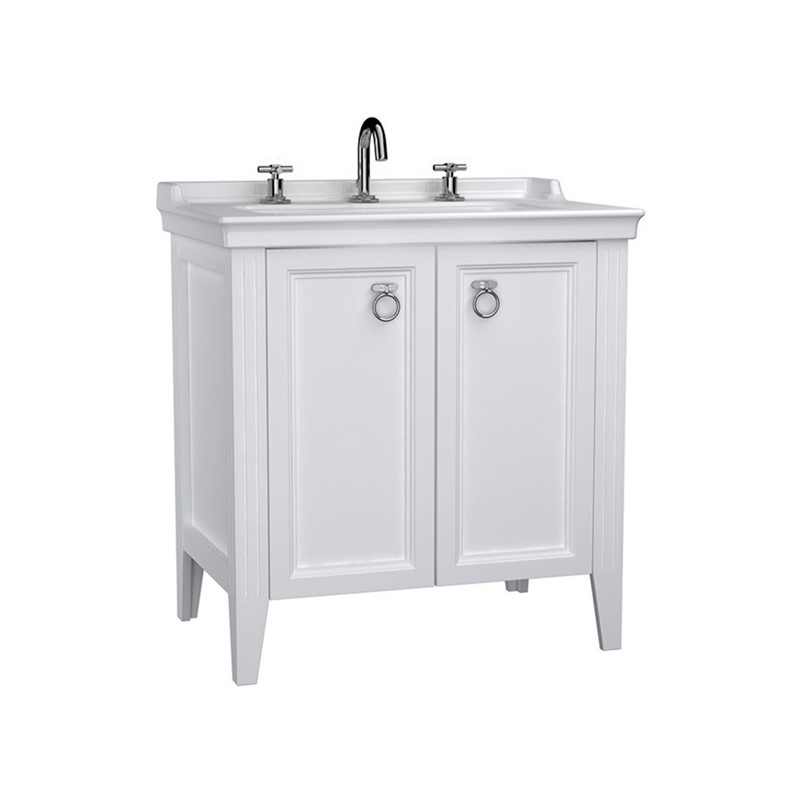 VitrA Valarte Cabinet with sink 80 cm - Matt white #338931
