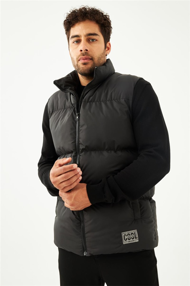 Gilet impermeabile e antivento da uomo DDY-2000 - Nero #408775