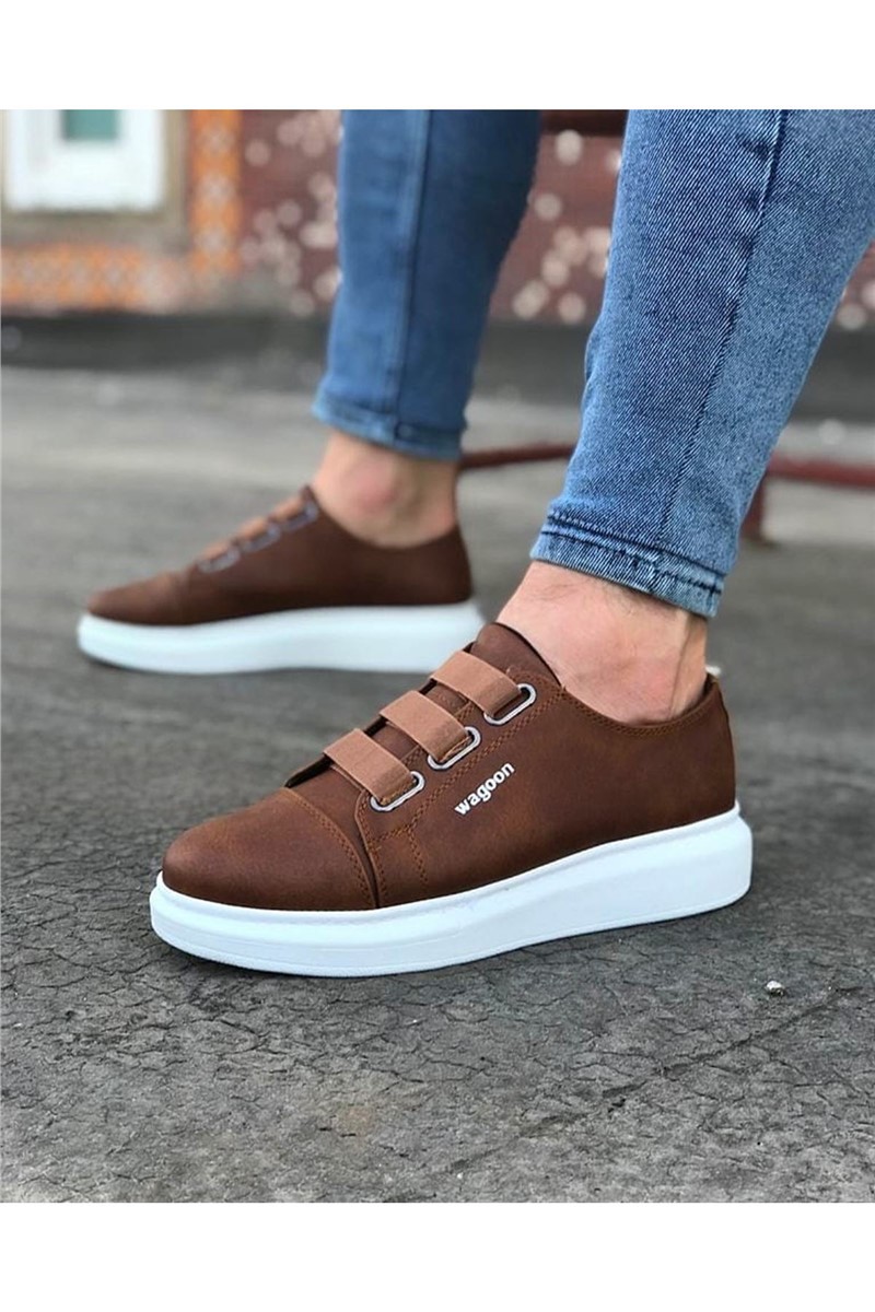Calçados Casuais Masculinos WG026 - Taba #317183