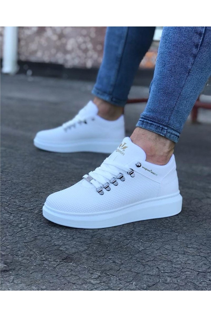 Lässige Herren Schuhe WG047 - weiß #317202