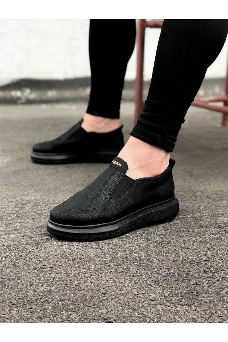 Men's Casual Shoes WG049 - Black #358464