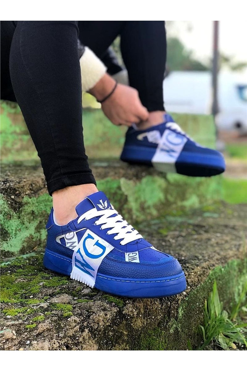 Calçados Casuais Masculinos WG202 - Azul #364982
