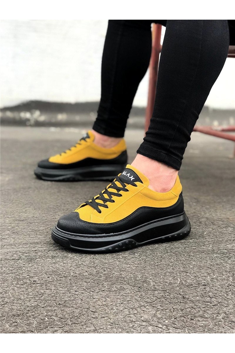 Muške cipele WG507 - crne sa žutim #329462