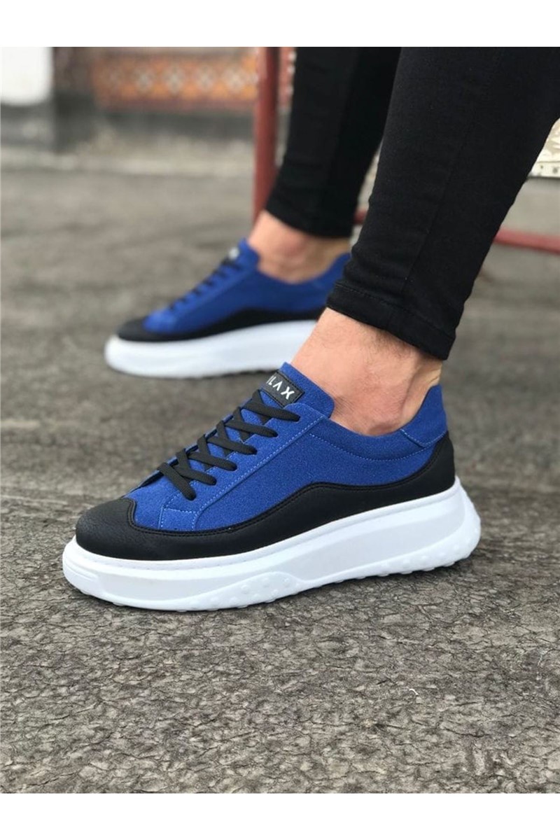 Men's shoes WG507 - Blue with Black #329469