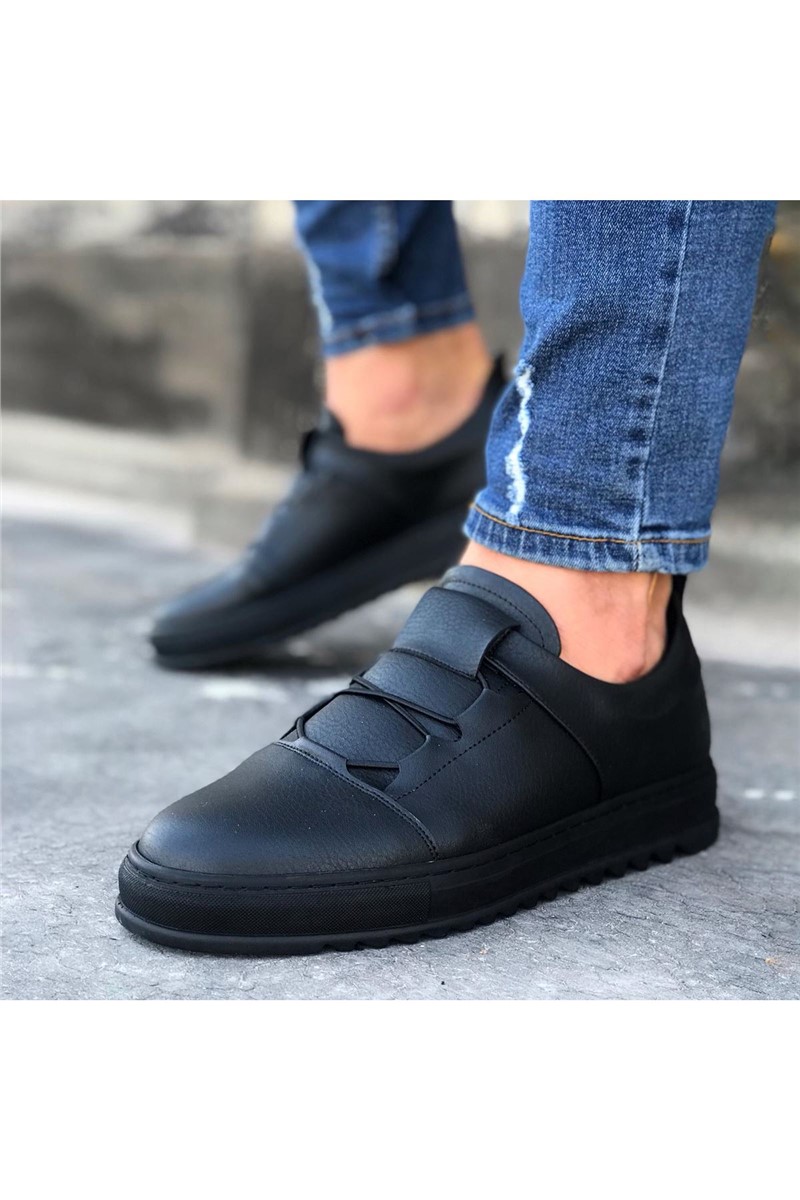 Men's casual shoes WG036 - Black #324235
