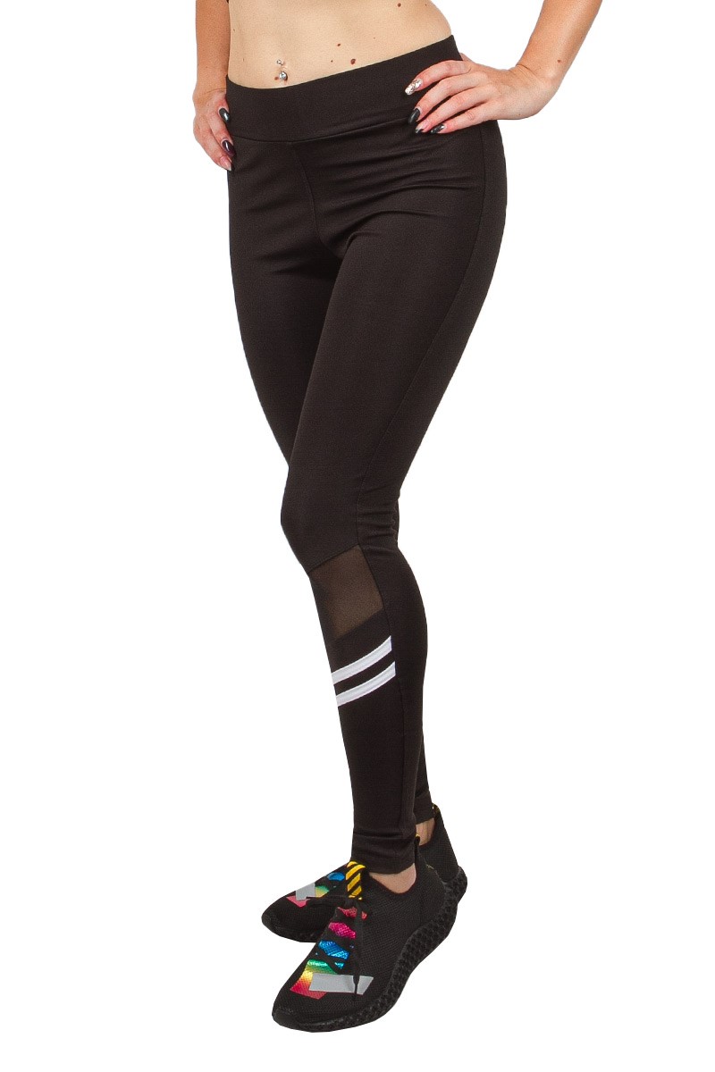 Women's Legging - Black, White #9979478